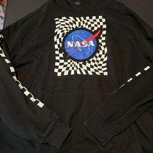 MAD Engine Black NASA Graphic Hoodie
